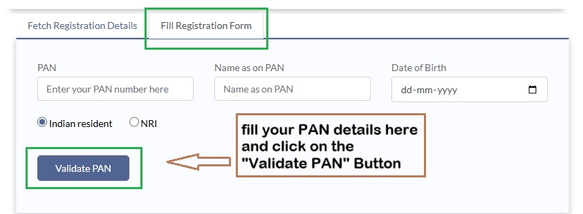 Validate Your PAN PAN Registration